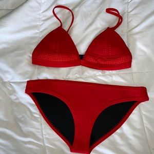 red bikini